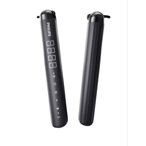 Philips Smart johdoton hyppynaru - FIT3702D, painotettu harjoitushyppynaru kalorilaskurilla tytöille ja opiskelijoille