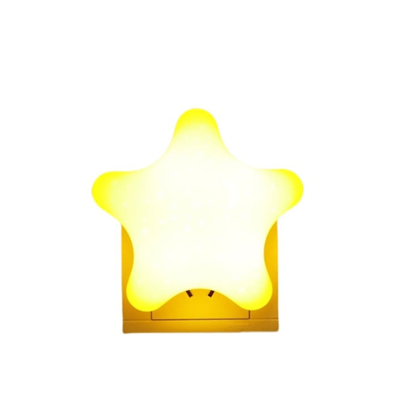 Barnens nattlampa med stjärnuttag, bordslampa för sovrum, sänglampa, sovlampa, fjärrkontrolllampa