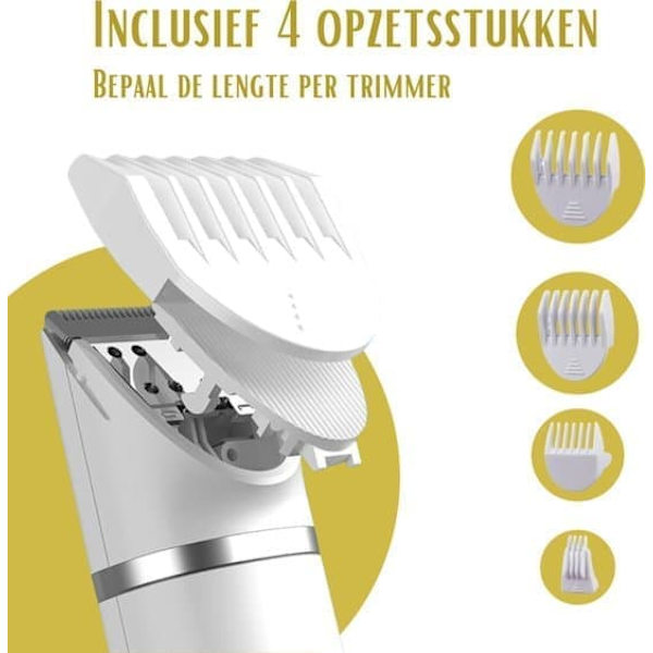 2-in-1 sähköinen partakone naisille, vedenpitävä, bikinitrimmeri, kaksinkertainen pää, tyyppi C