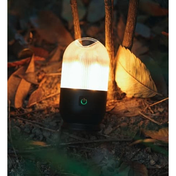 Multifunktionell campinglampa utomhus tält varmt ljus nödläge typ c uppladdningsbart batteri modell campinglampa