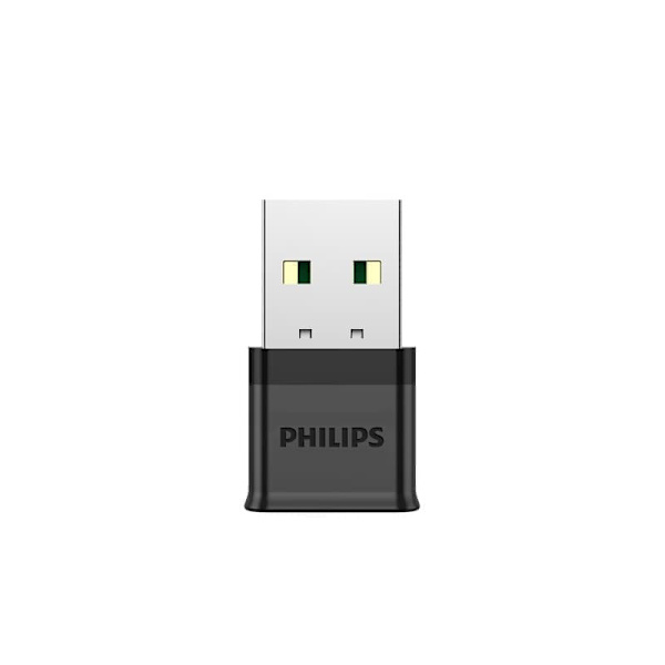 ""Philips SWR3301A/93 Bluetooth Adapter 5.0 USB-lydsender og -modtager, Plug & Play til stationære og bærbare computere"