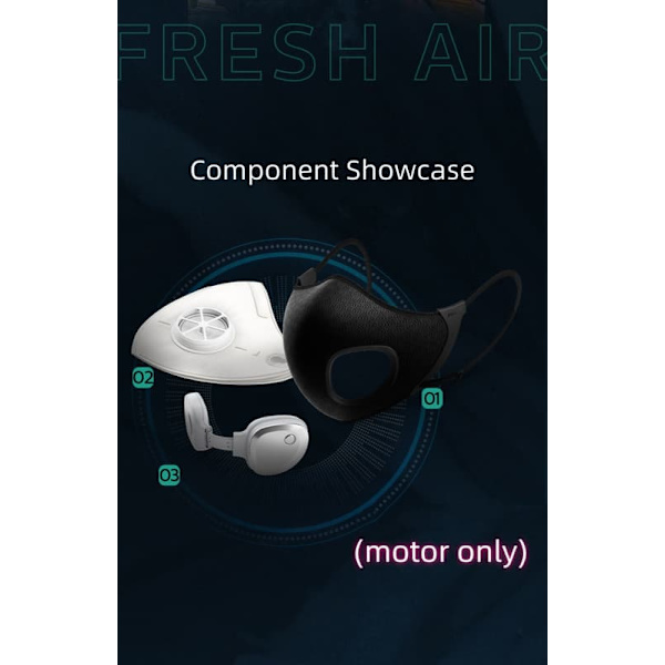 Philips ACM066 Fläktmodul för Andningsmask – Grå (Endast motor, ingen mask) | Originaltillbehör