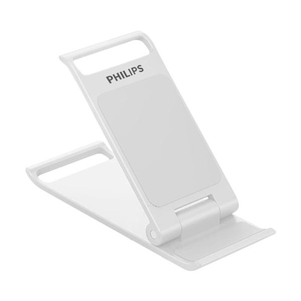 Philips DLK2109 Matkapuhelin- ja tablettiteline | Säädettävä ja taitettava | Pöytäteline suoratoistoon, sänkyyn, videokokoukseen ja kotikäyttöön