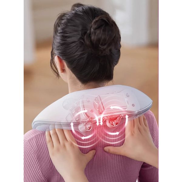 Philips Cervikal Massager PPM3211N Nakke Hage Skulder Ælteinstrument Talje Tilbage Nakke Pude Til Kvinder