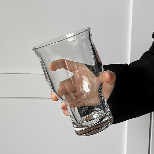 Stilfuldt gennemsigtigt glas, multifunktionelt drikkeglas til hjemmet