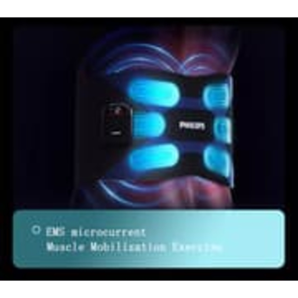 Philips midjemassage midjeskydd varmkompress massage trötthetslindring bälte enhet lat midja forma fitnessinstrument