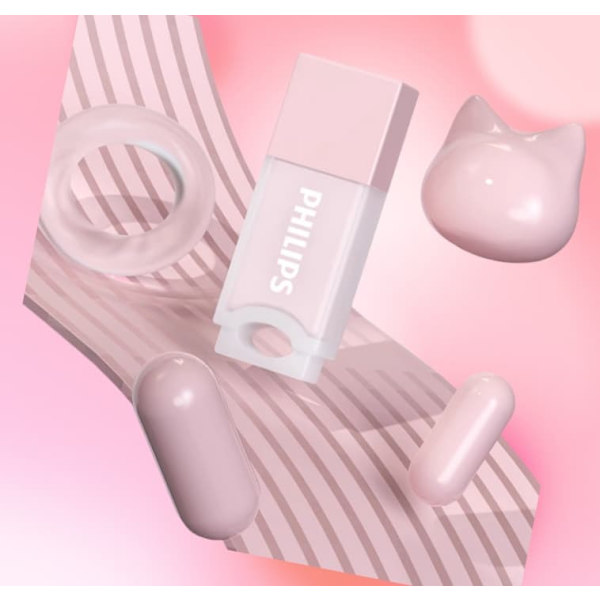 Philips USB-muistitikku söpö hyytelötytöt 64G suurikapasiteettinen mini typec matkapuhelin USB-muistitikku nopea tietokoneauto auto