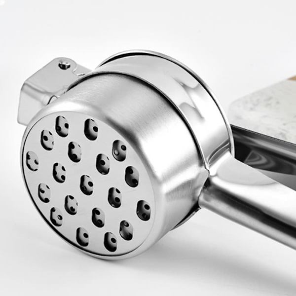 Kartoffelpresse i rustfrit stål Spaetzle Press Pastapresse med 3 perforerede indsatser