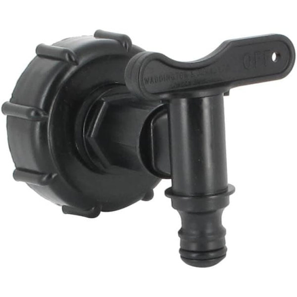 Anslutning S60X6 - HDPE-kran för 1000 L vattentank