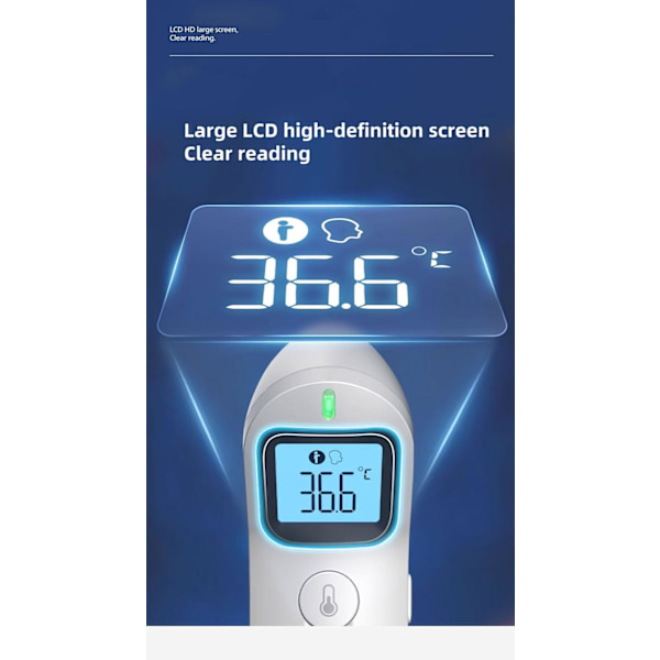 Philips Avent FC-IR206 otsalämpömittari - infrapuna kontaktiton lämpömittari vauvoille ja lapsille lääketieteelliseen käyttöön kotona