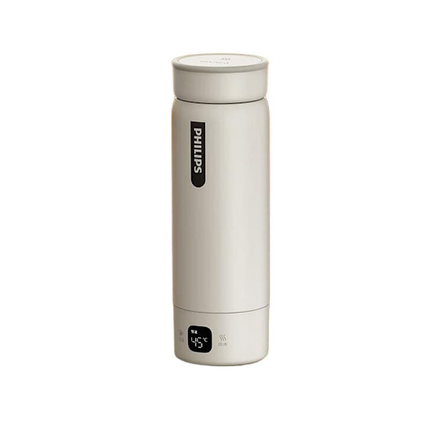 Philips elektrisk varmeisoleringskop med automatisk opvarmning Rejsekruskande 420 ml kedel til transport af udstyr AWP2778