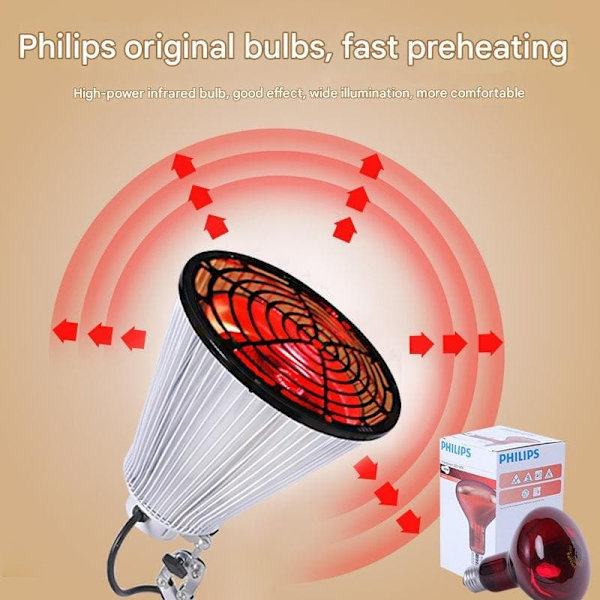 Philips Infraröd 100W lampa Bordslampor för sjukgymnastik