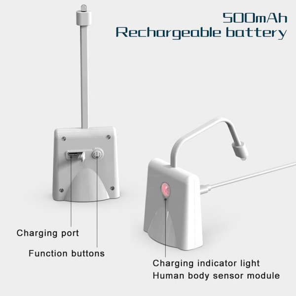 Toalettlampa med Rörelsesensor LED - 8 Färger