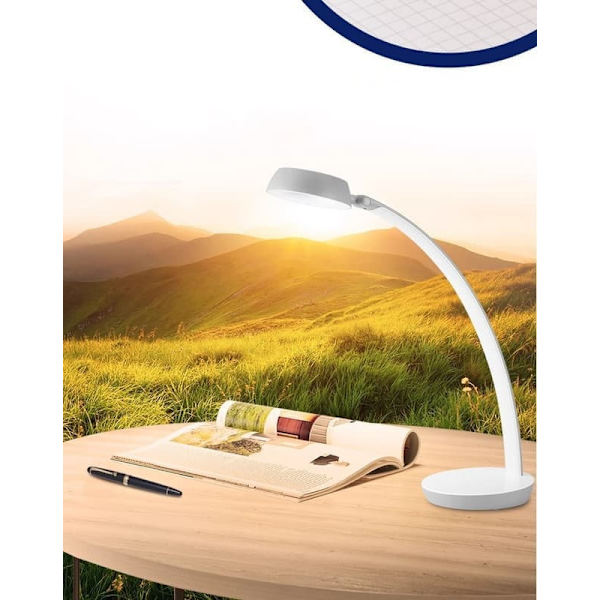 Philips National A-Level skrivebordslampe med øjenbeskyttelse, et must-have til studerendes studie- og læseborde