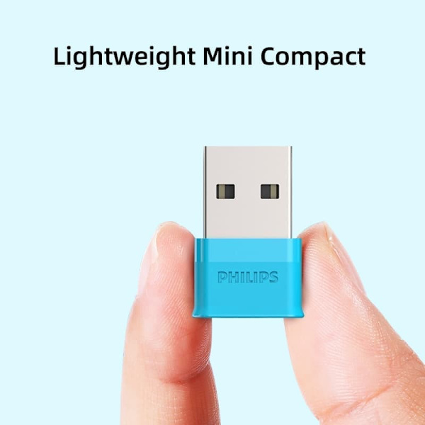 ""Philips SWR3301A/93 Bluetooth Adapter 5.0 USB-lydsender og -modtager, Plug & Play til stationære og bærbare computere"