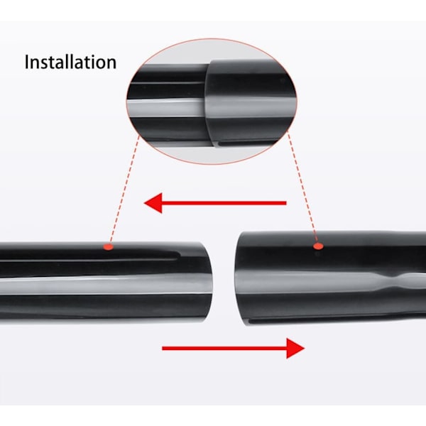 Lämplig för Philips dammsugartillbehör plastförlängning rakt rör förlängningsrör inuti 32 mm mun