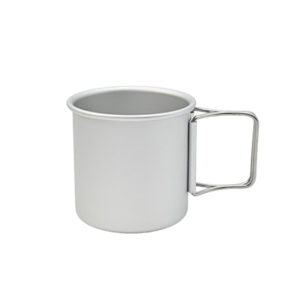 Udendørs campingkrus, kaffekrus campingkrus, tekrus krus kan fyldes med kogende vand, foldbart håndtag vandkrus