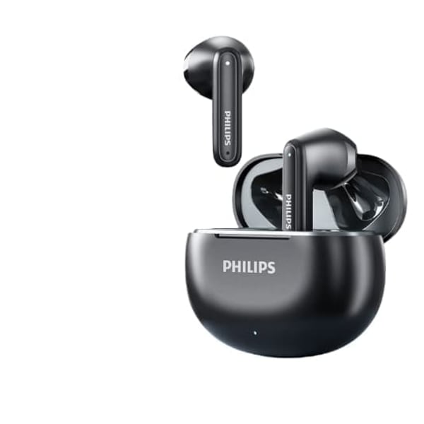 Philips TAT3220 ægte trådløst Bluetooth-headset, sort, enkel in-ear-lyd, behagelig lytning