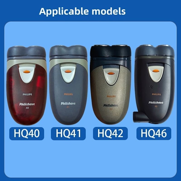 Udskiftningsblade til Philips barbermaskiner HQ40, HQ41, HQ42, HQ46