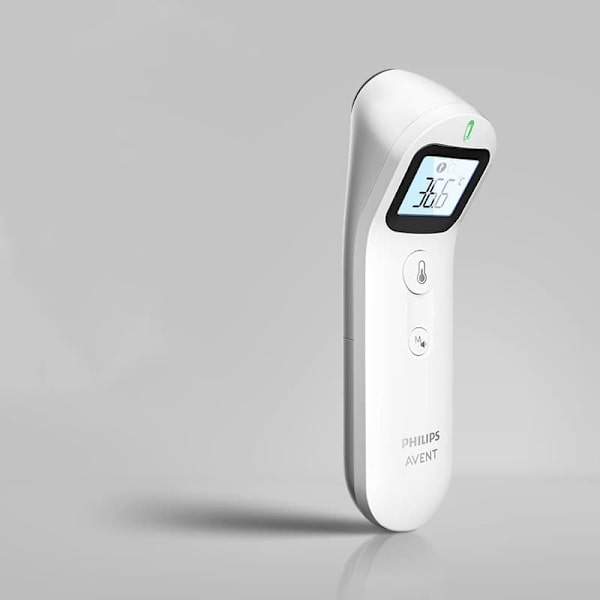 Philips Avent FC-IR206 otsalämpömittari - infrapuna kontaktiton lämpömittari vauvoille ja lapsille lääketieteelliseen käyttöön kotona
