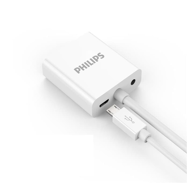 Philips HDMI til VGA-kabelkonverter med lyd-SWR1620 kabel til tilslutning af set-top-boks og projektionsskærm