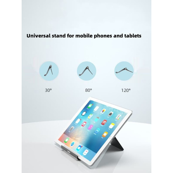 "Philips DLK3417N bordstander til mobil og tablet | Foldbar og bærbar | Justerbar vinkel | Perfekt til hjemmet
