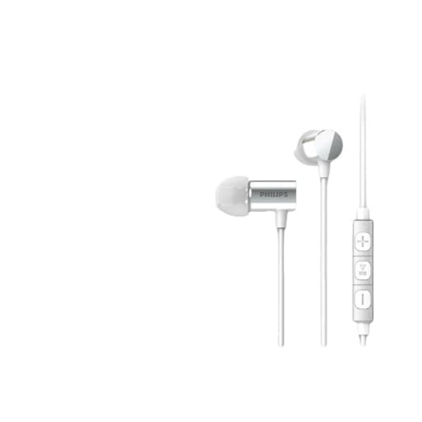 Philips TAE4008 In-ear-hörlurar med sladd, kulspets och högupplösta musikhörlurar för samtalsledning