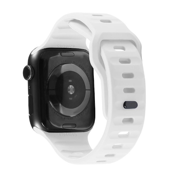 Apple Watch kompatibelt Armband SPORT Silikon VIT 38/40/41mm White