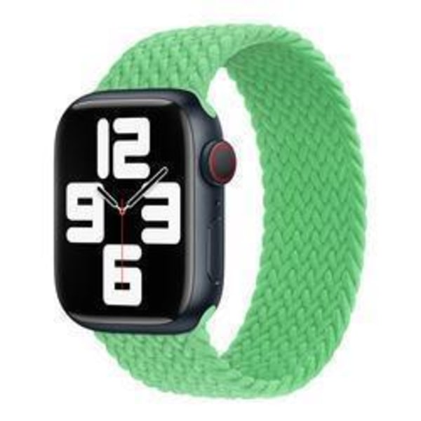 Apple Watch-kompatibelt ARMBÅND Elastic LYS GRØN 42/44/45 mm Green L