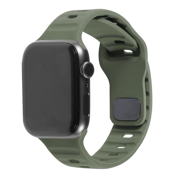 Apple Watch -yhteensopiva rannekoru SPORT Silicone ARMÈGRÖN 42/44/45mm Green