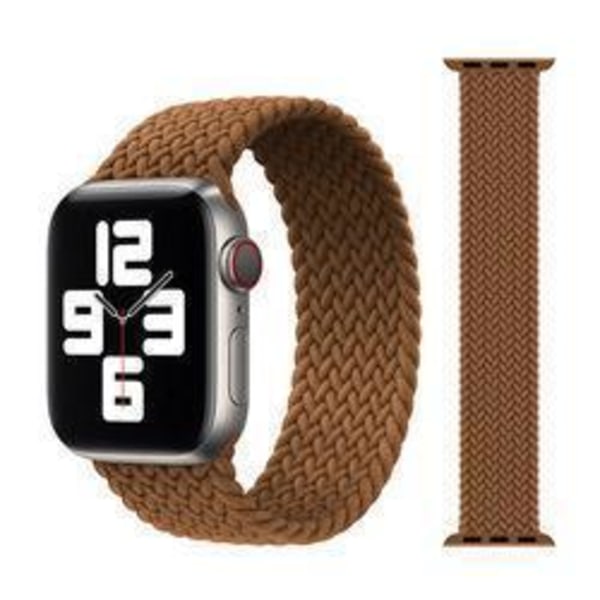 Apple Watch kompatibelt ARMBAND Elastiskt BRUN 38/40/41 mm Brown L