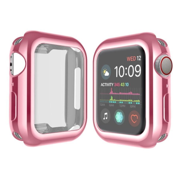Kattava suojus Apple Watch 4/5/6 / SE -näytönsuojalle 40mm PINK Pink