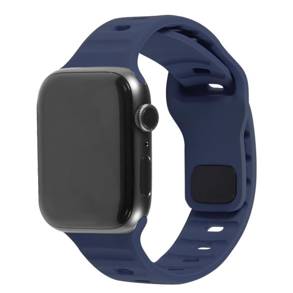 Apple Watch kompatibelt Armband SPORT Silikon BLÅ  42/44/45mm Blå