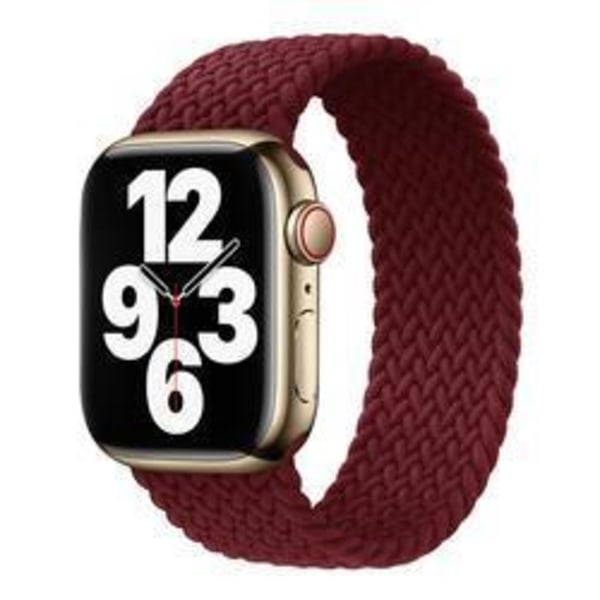 Apple Watch-kompatibelt ARMBÅND Elastik VINRØD 42/44/45 mm WineRed L