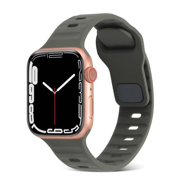 Apple Watch kompatibelt Armband SPORT Silikon ARMÈGRÖN 38/40/41m Mörkgrön