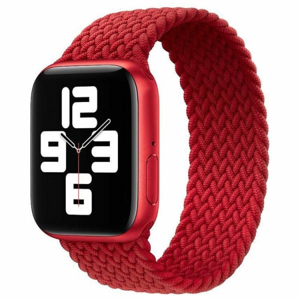 Apple Watch kompatibelt ARMBAND Elastiskt RÖD 38/40/41 mm Red L