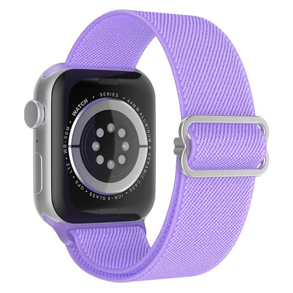 Apple Watch kompatibelt Nylon-armband LJUSLILA 42/44/45 mm Ljuslila one size