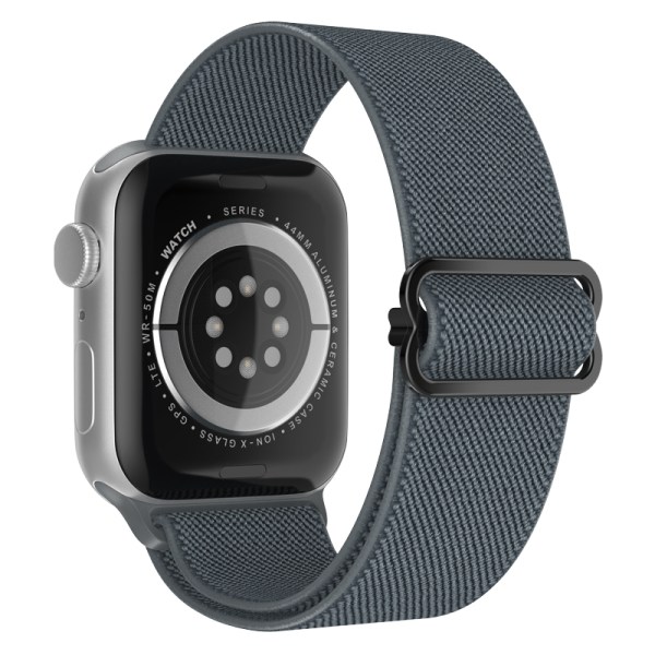 Apple Watch kompatibelt Nylon-armband GRÅ 42/44/45 mm grå one size