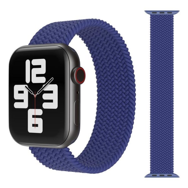 Apple Watch-kompatibelt ARMBÅND Elastik BLÅ 42/44/45 mm Blue M