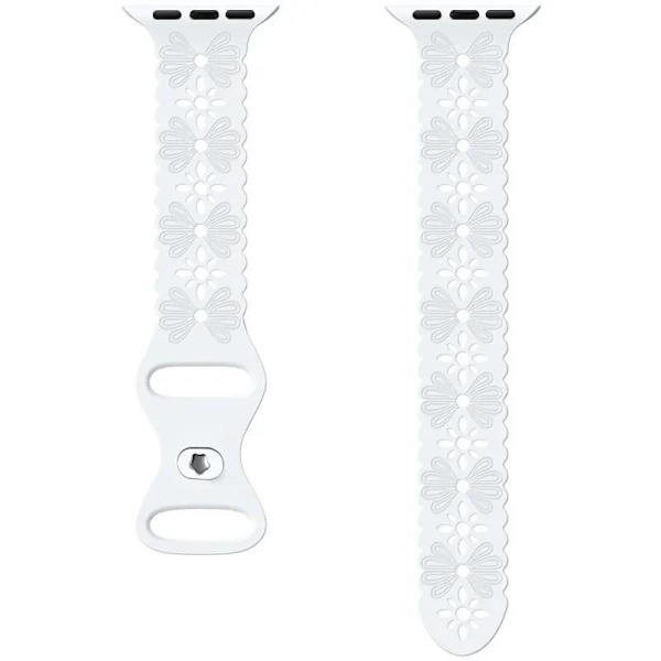Apple Watch kompatibelt Armband SPETS NY VIT 42/44/45/49mm Vit one size