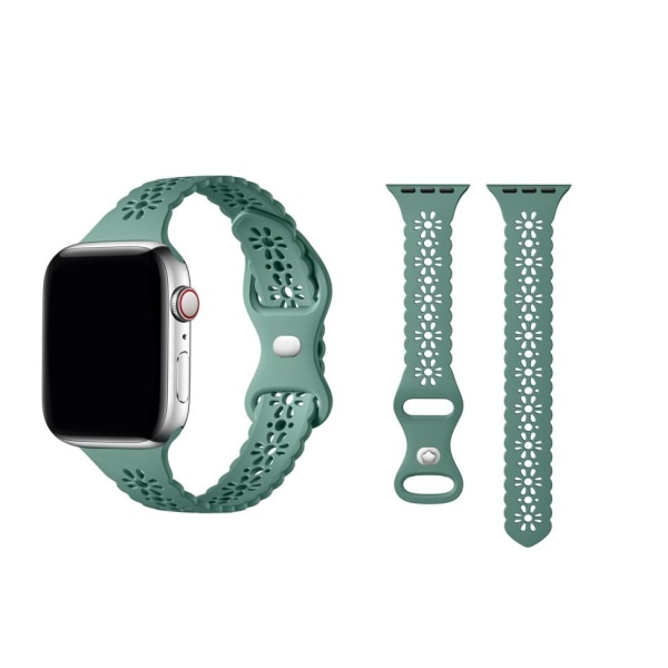Slankt Apple Watch-kompatibelt armbånd TIP GRØN 38/40/41 mm Olive one size