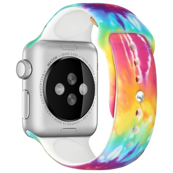 Apple Watch -yhteensopiva rannekoru silikoni MULTI 42/44/45 mm Multicolor L