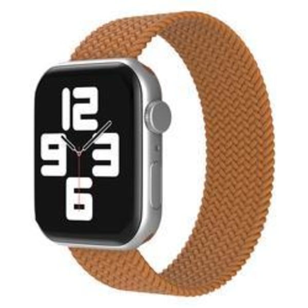 Apple Watch-kompatibelt ARMBÅND Elastik BRUN 42/44/45 mm Brown S
