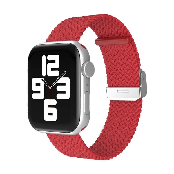 Apple Watch kompatibelt Armband Elastiskt RÖD 38/40/41 mm Röd one size