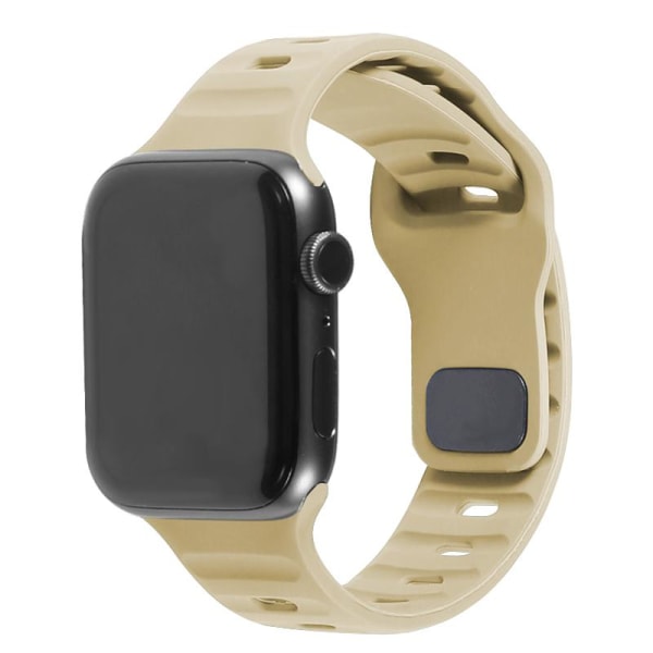 Apple Watch kompatibelt Armband SPORT Silikon KHAKI  42/44/45mm Khaki