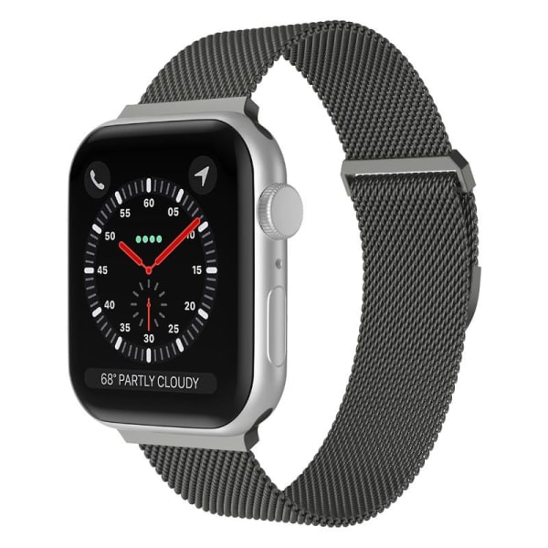 Apple Watch kompatibelt Armband Milanese LoopMÖRKGRÅ 42/44/45mm Grafitgrå
