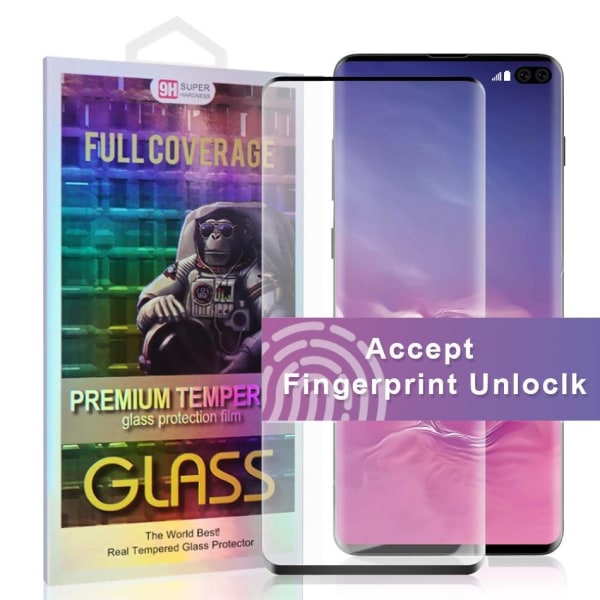 2-pack Samsung Galaxy S10 PREMIUM skärmskydd Härdat glas