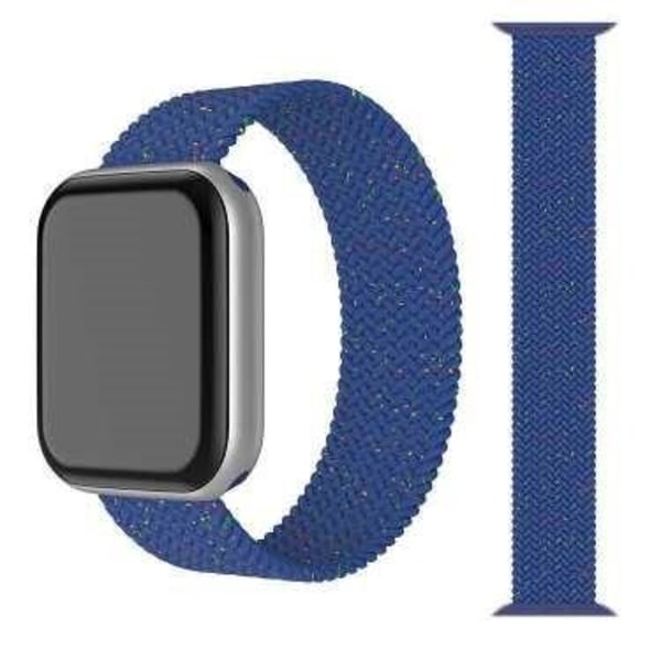 Apple Watch-kompatibelt ARMBÅND Elastik BLÅ 42/44/45 mm Blue S