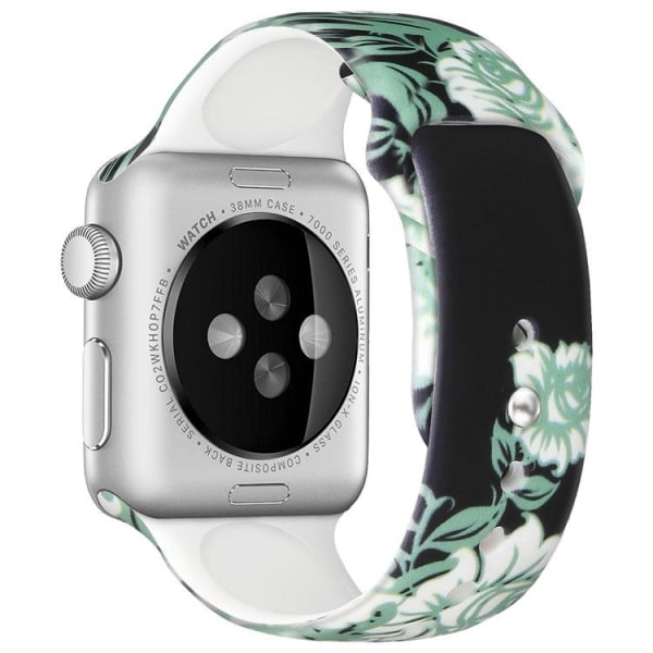 Apple Watch kompatibelt Armband Silikon  GREEN  42/44/45 mm multifärg L