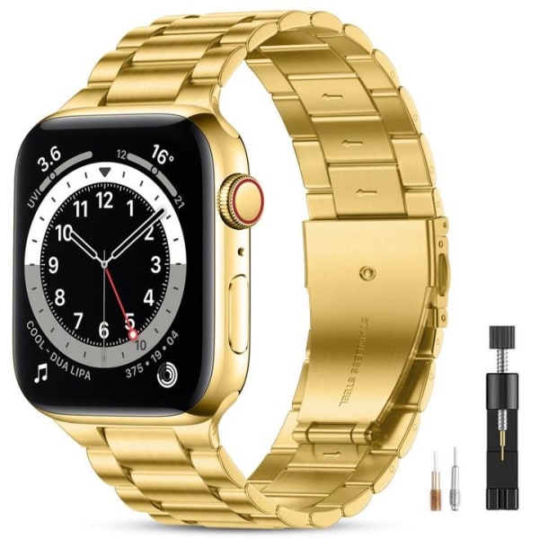 Apple Watch-kompatibelt armbånd Metal GULD 42/44/45/49 mm Gold